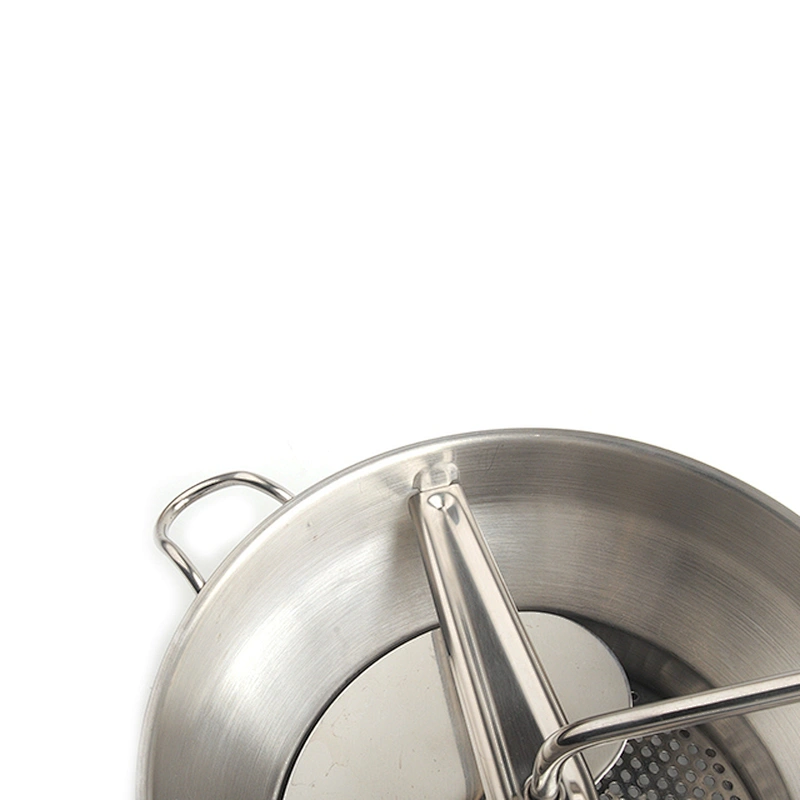 High quality kitchen accessories cheap durable easy clean stainless steel vegetable potato manual food mill with discs
