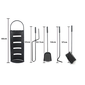 New arrival garden metal fireplace accessories cast iron modern fireplace tools