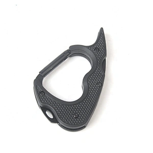 Hot multifunctional flashlight folding carabiner knife