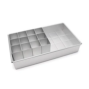 Aluminum Alloy Square Cake Pan with Chiffon Cake Mould