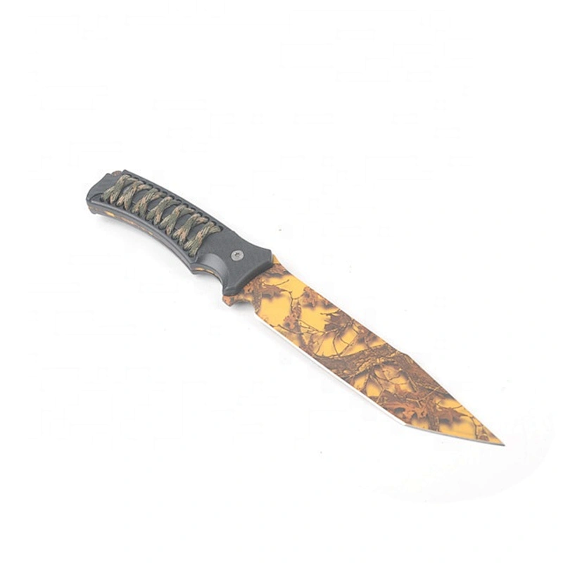 Customized Outdoor ABS Handle Design Stainless Steel Blade   Survival Knife