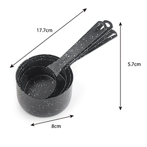 Stackable Stainless Steel Measuring Cups and Measuring Spoons Set