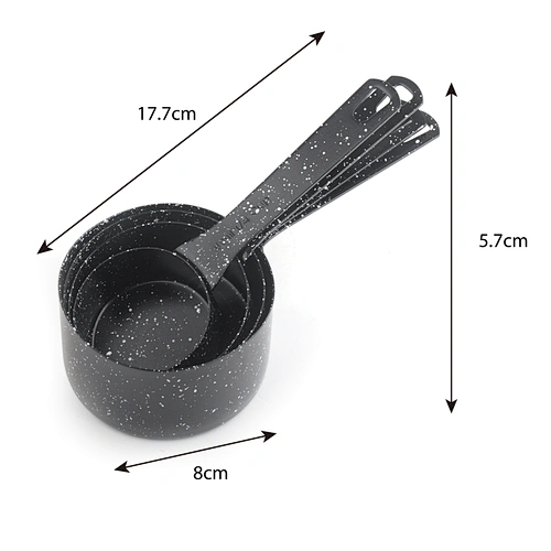 Stackable Stainless Steel Measuring Cups and Measuring Spoons Set