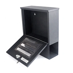 Modern Lockable Metal Mailbox Commercial Rural Home Decorative Mailboxes for sale