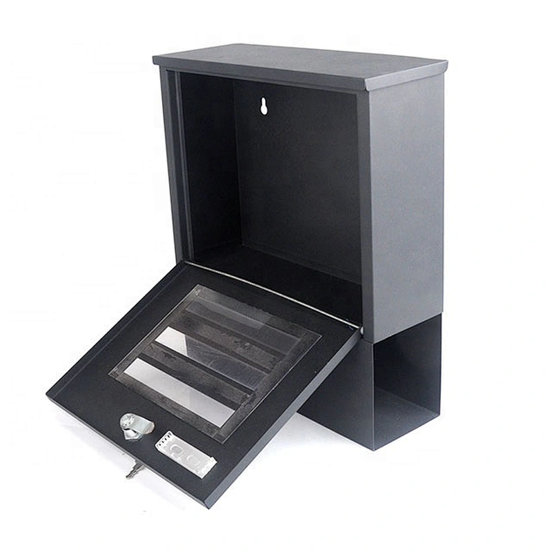 Modern Lockable Metal Mailbox Commercial Rural Home Decorative Mailboxes for sale