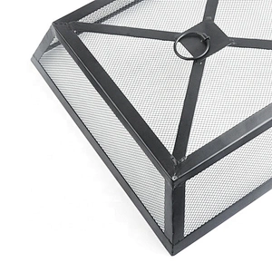 New square  metal  large burner kit  table cooking  grill fire pit outdoor