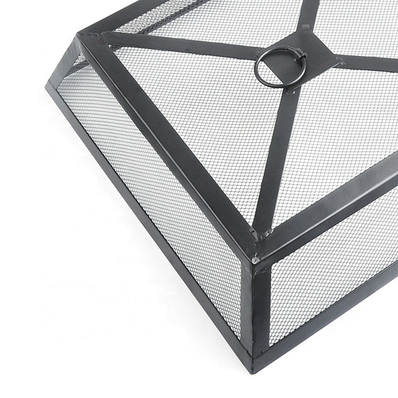 New square  metal  large burner kit  table cooking  grill fire pit outdoor