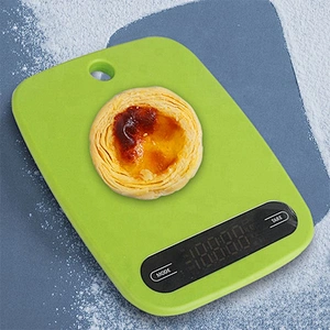 Instruction manual plastic digital kitchen scale food weighing scale with timer and thermometer