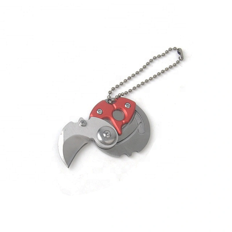 Multifunctional promotion mini gift knife with keychain