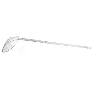 Stainless steel large capacity strainer Wire Mesh Frying Cooking Oil Draining Skimmer