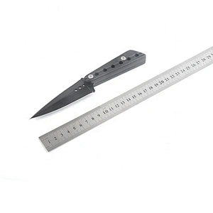 All Black Coating 3Cr13 Full Tang Survival Hunting  Knife with ABS Handle
