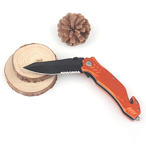 Aluminum Handle Stainless Steel Blade Outdoor Camping Survival Hunting Knife