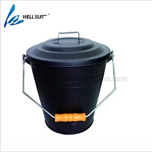 stainless steel bucket Fireplace Tools set fireplace accessory ash bucket