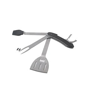 New 3 Pcs Stainless Steel BBQ Barbeque Cooking Utensil Tool Set