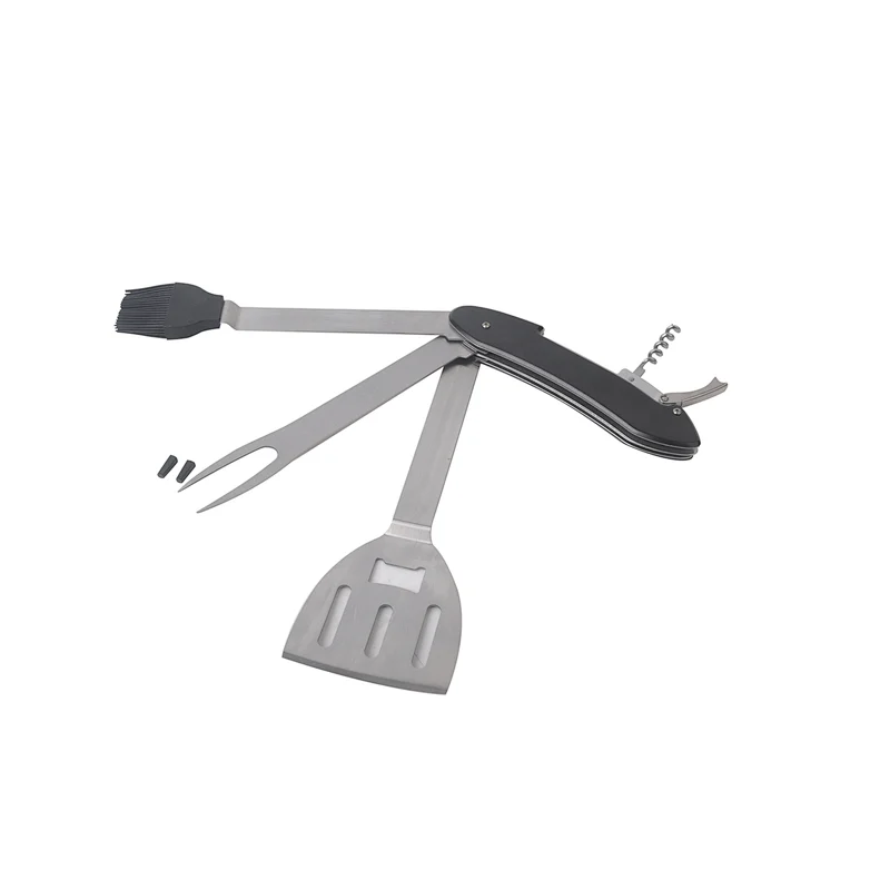New 3 Pcs Stainless Steel BBQ Barbeque Cooking Utensil Tool Set