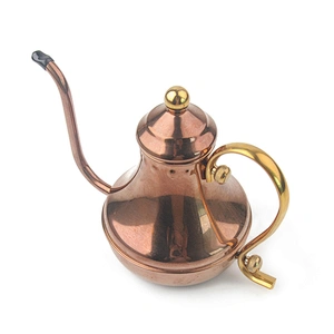 Hot popular new design Copper classic vintage coffee milk tea pot