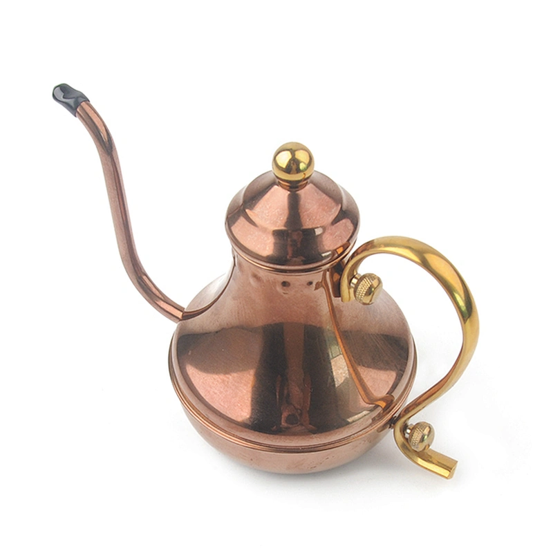 Hot popular new design Copper classic vintage coffee milk tea pot