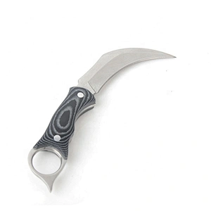 CS Shape Stainless Steel Blade  Pocket Knife with Micarta handle