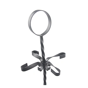 Black coating Luxury Wrought Iron fireplace accessories 5pcs Set