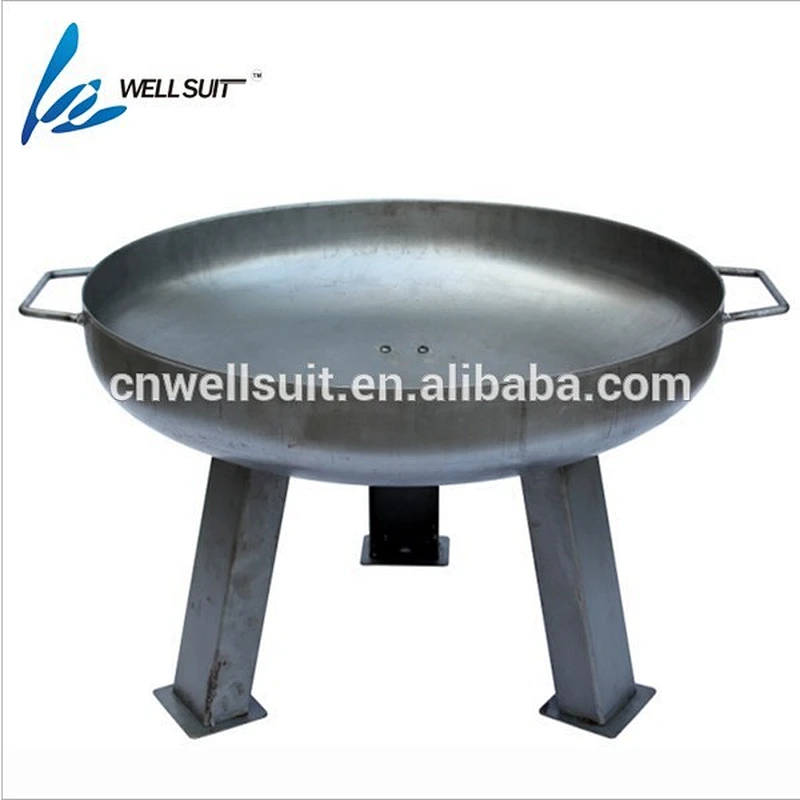 big size cast iron fireplace fire pit with 3 legs