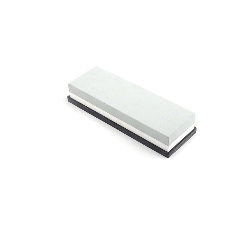 durable Aluminum Oxide, or Silicon Carbide sharping stone bamboo base whetstone bamboo for knife