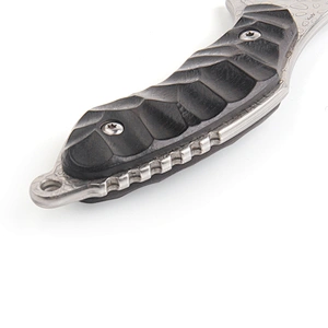Hot sale small custom titanium folding knife with rainbow coating