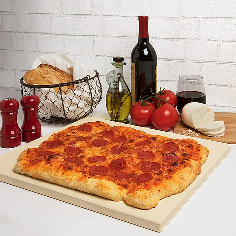 Rectangle cordierite baking stone pizza boards pizza tools for kitchen