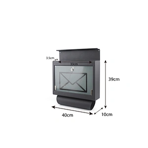 High Quality Stainless Steel Mailbox Post, American Residential Mailbox For House