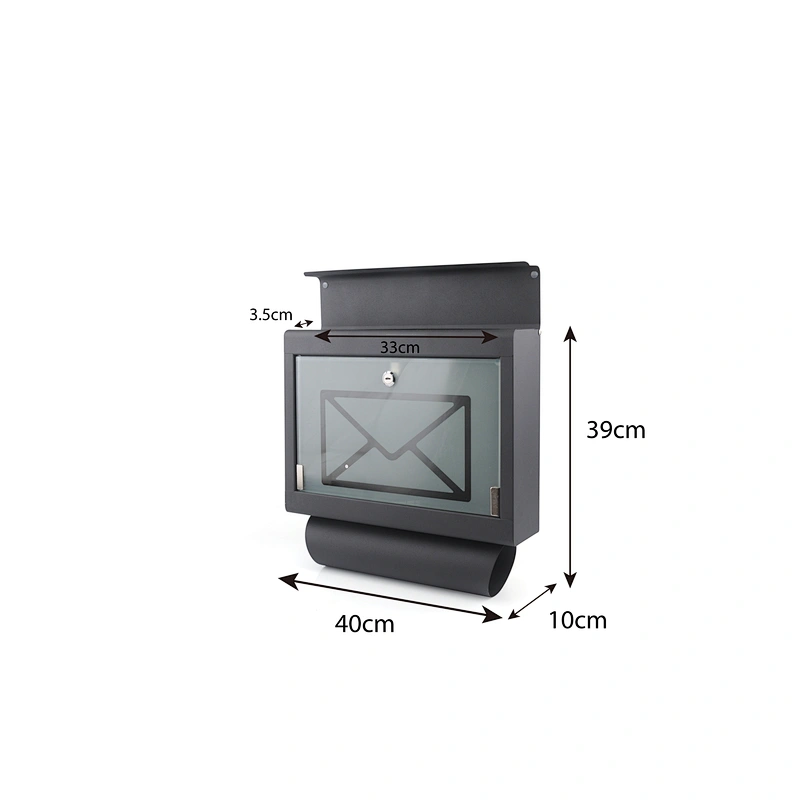 High Quality Stainless Steel Mailbox Post, American Residential Mailbox For House