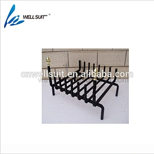 Wrought Iron Firewood Log Rack Firewood Log Holder Basket Fireplace Log Grate