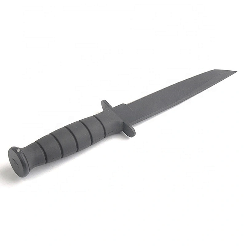 Black Painting Stainless Steel Outdoor Camping Survival Hunting Knife with Sheath