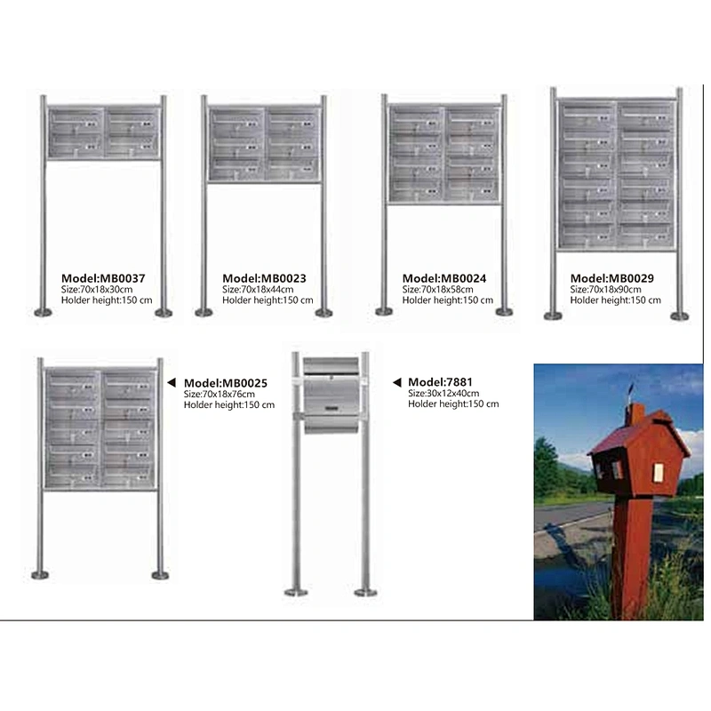 Plastic post mailbox