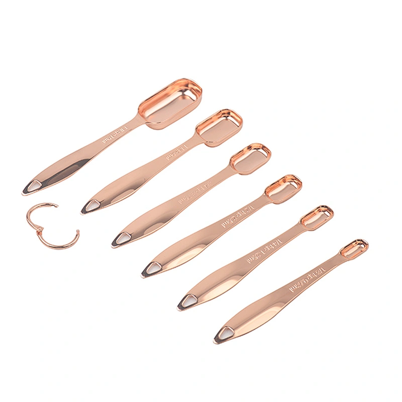 high quality copper stainless steel measuring spoon set