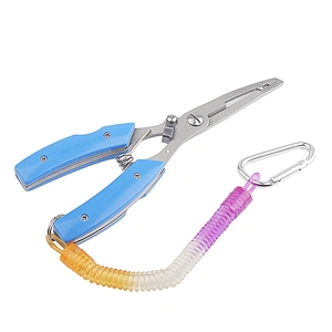 Multi function Fishing Plier Scissors Fishing Line Cutters Fishhook Remover with bend head