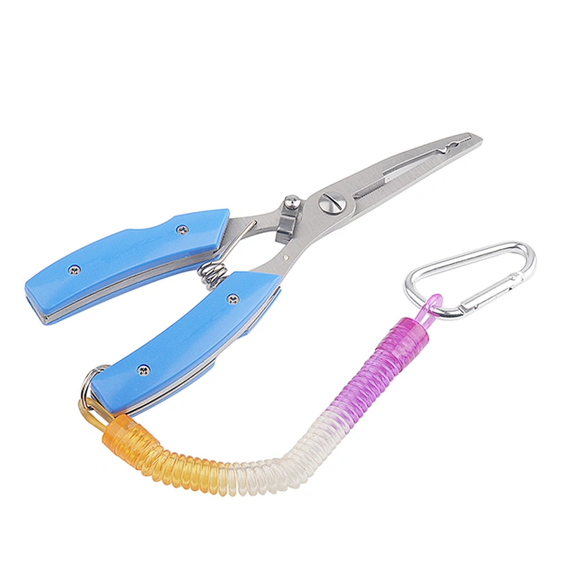 Multi function Fishing Plier Scissors Fishing Line Cutters Fishhook Remover with bend head
