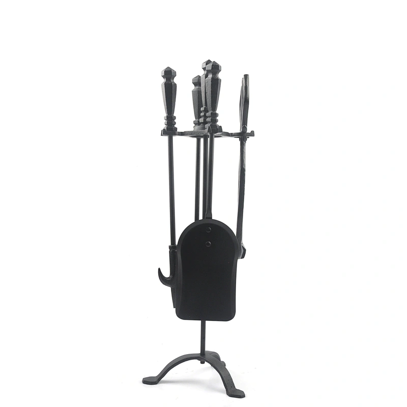 Senior design  outdoor garden  black  fire place fireplace accessories metal  tool set