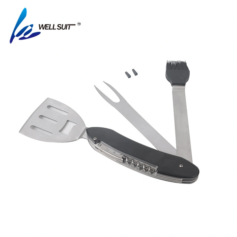 Barbecue tool 3pc bbq set grill  tool set kit barbecue stainless steel