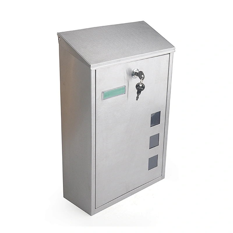mailbox outdoor stainless steel mailbox wall mounted