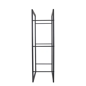 Hot selling metal with black powder coating Large size log holder
