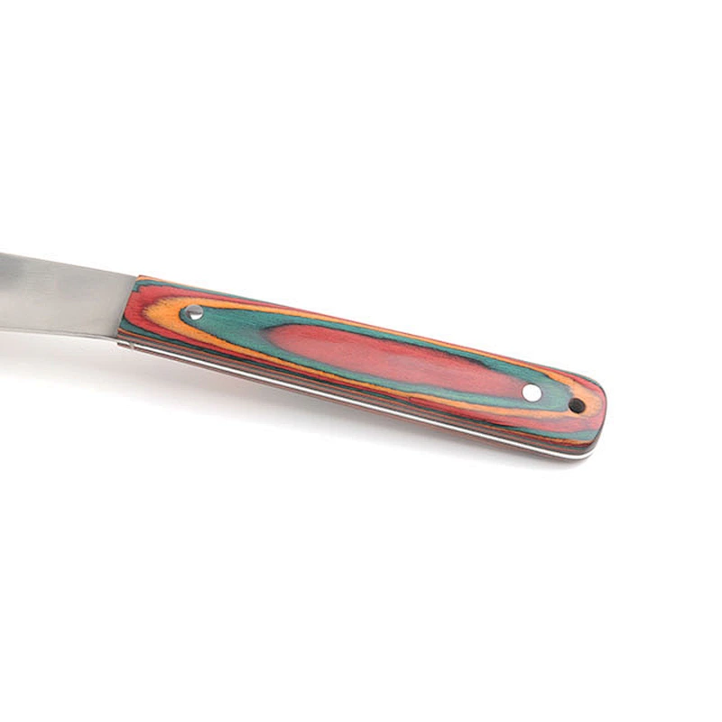 High Quality Custom Laser Logo Metal Wooden Handle Shoe Horn
