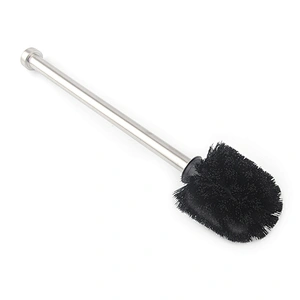 Soft Bristle Toilet Brush TPR Cleaning Brush with Stainless Steel Handle
