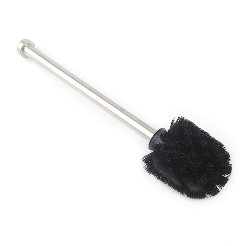 Soft Bristle Toilet Brush TPR Cleaning Brush with Stainless Steel Handle