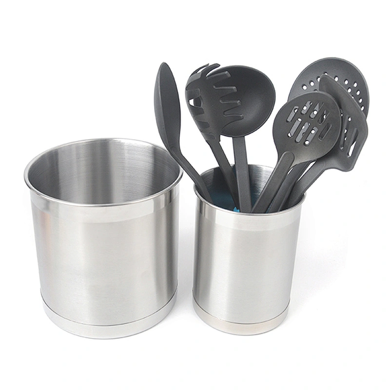 2Pcs Stainless Steel Metal Utensil rack Stand Kitchen Utensil Holder