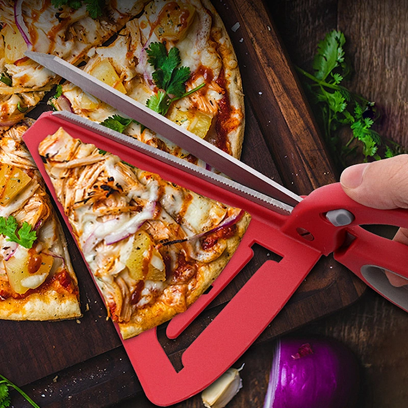 New stainless steel household non-stick pizza scissors with pizza shovel