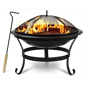 table top wood burning  shape round cast iron fire pit for outdoor