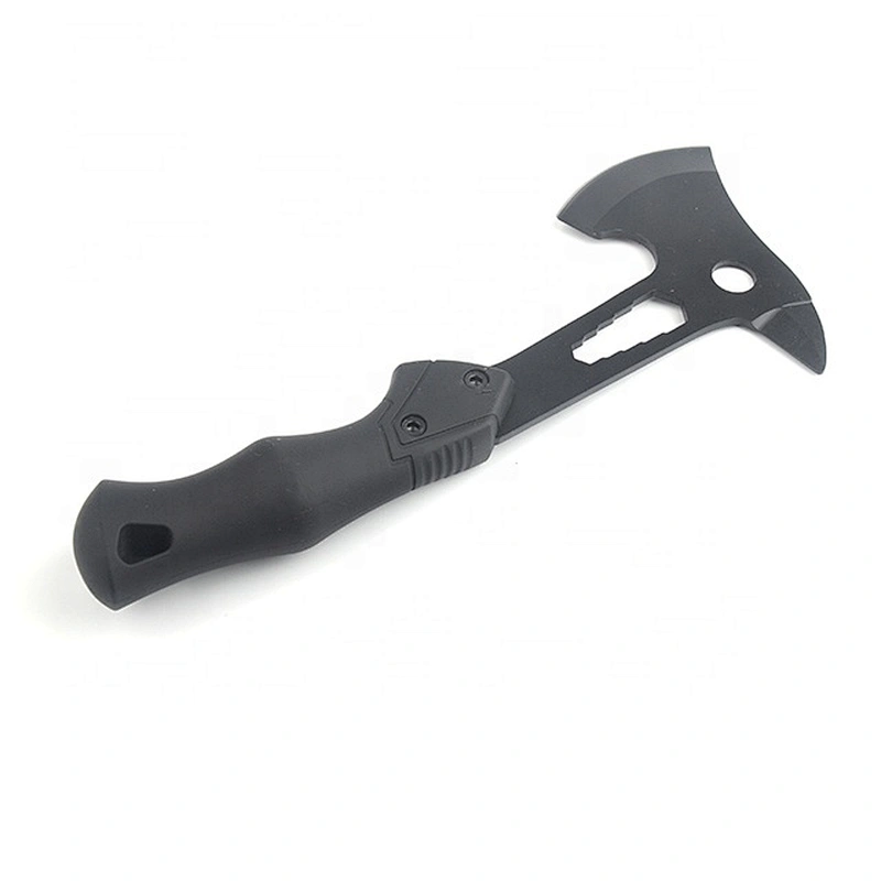 Stainless Steel Outdoor Tool Camping Damascus Hatchet with Soft Handle