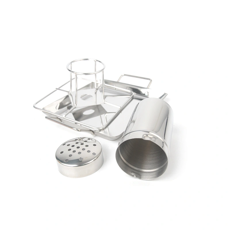 Vegetable Wok Nonstick Grill Basket BBQ Beer Can Chicken Roaster