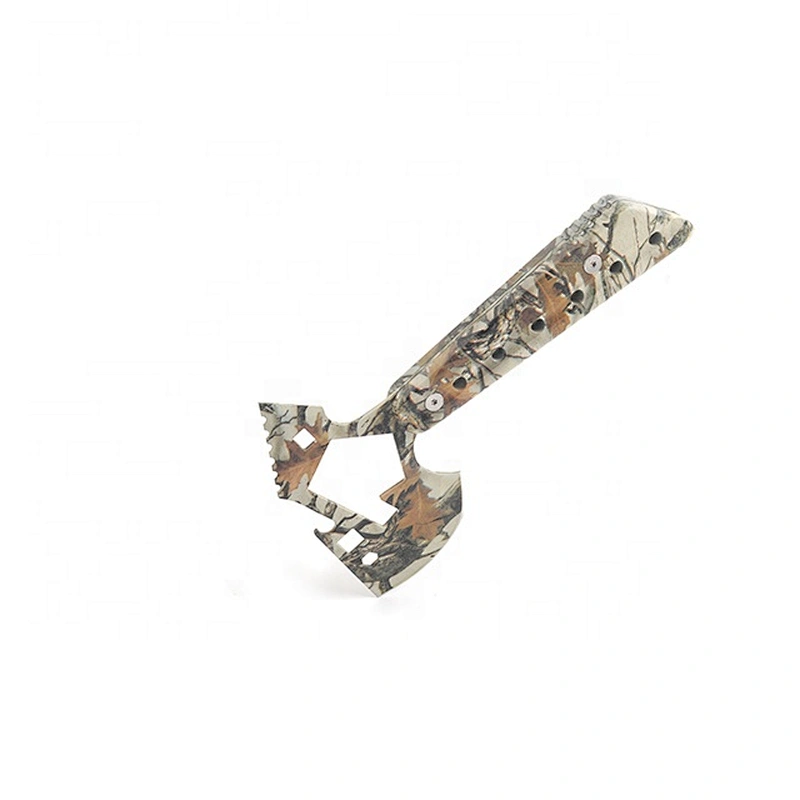 New Fashion Pattern Printing Stainless Steel Outdoor Axe Hatchet with Multi Function