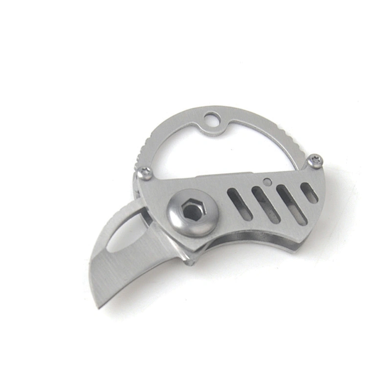 Portable multi folding gift mini knife with keychain