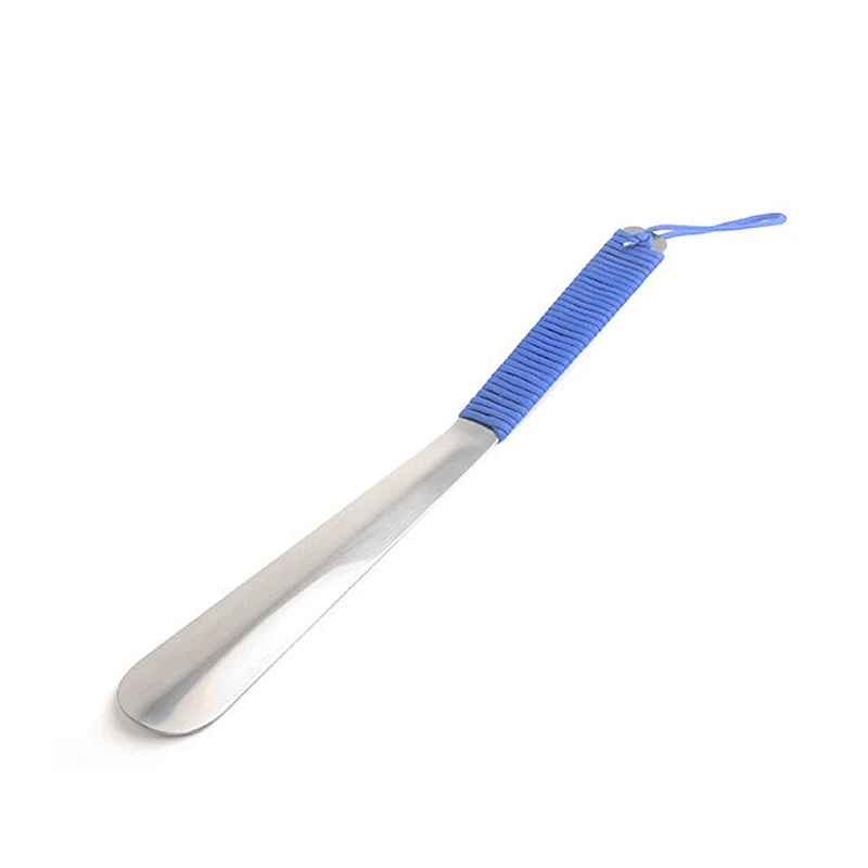 Small Shoes Horn Simple Flexible Fashion Plastic shoehorn Solid Color Easy Reach Flexible Handle Aid Slip